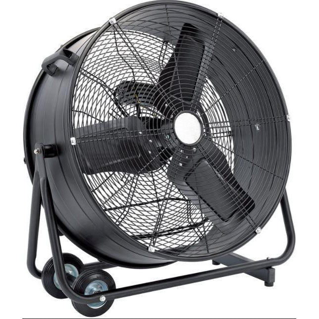 24" High Velocity Fan, Commercial High Velocity Rolling Drum Warehouse Shop Gym