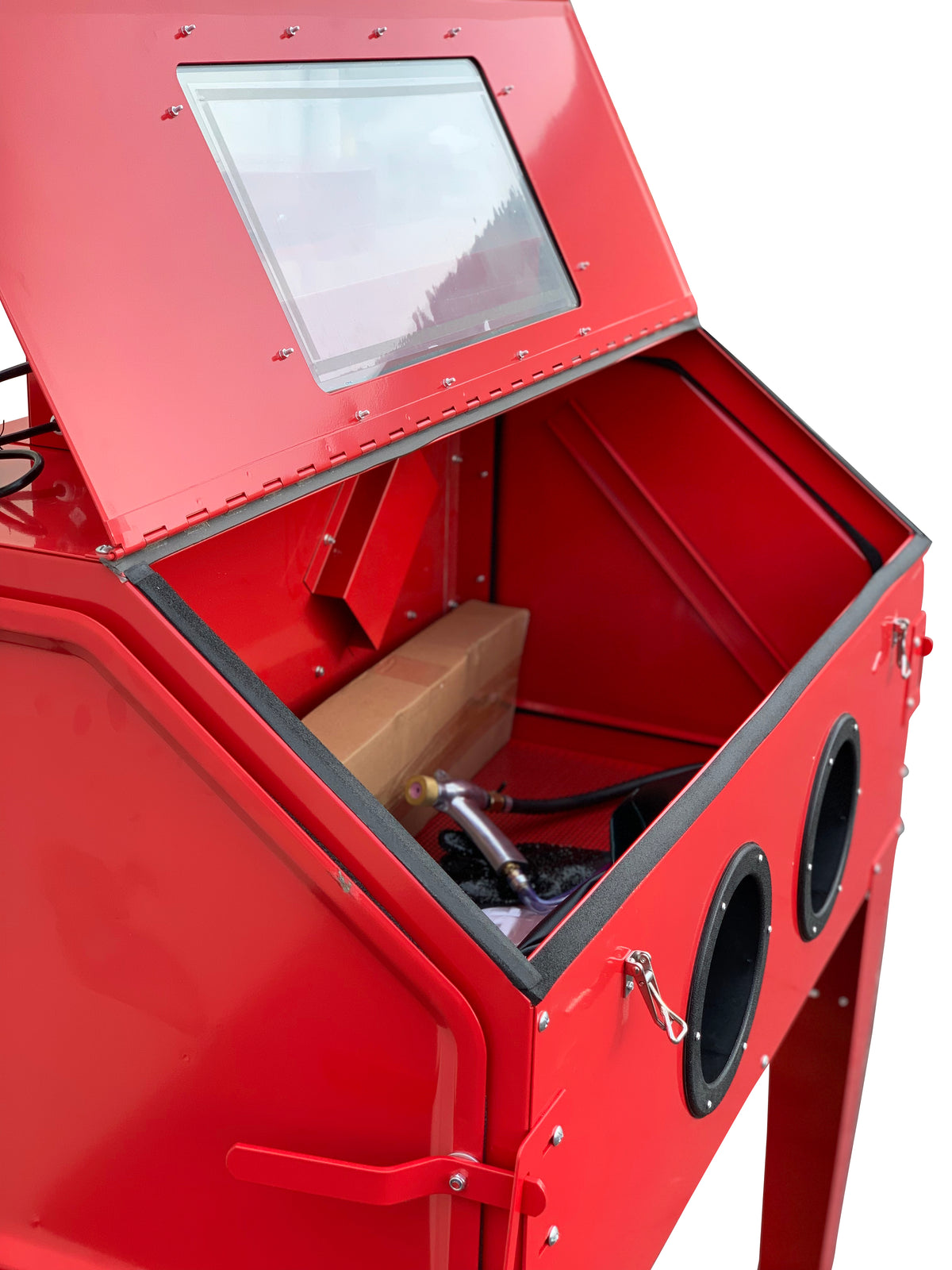 Industrial Sandblaster Cabinet #420 With free Blast Cabinet Reclaimer Kit 24" x 48"