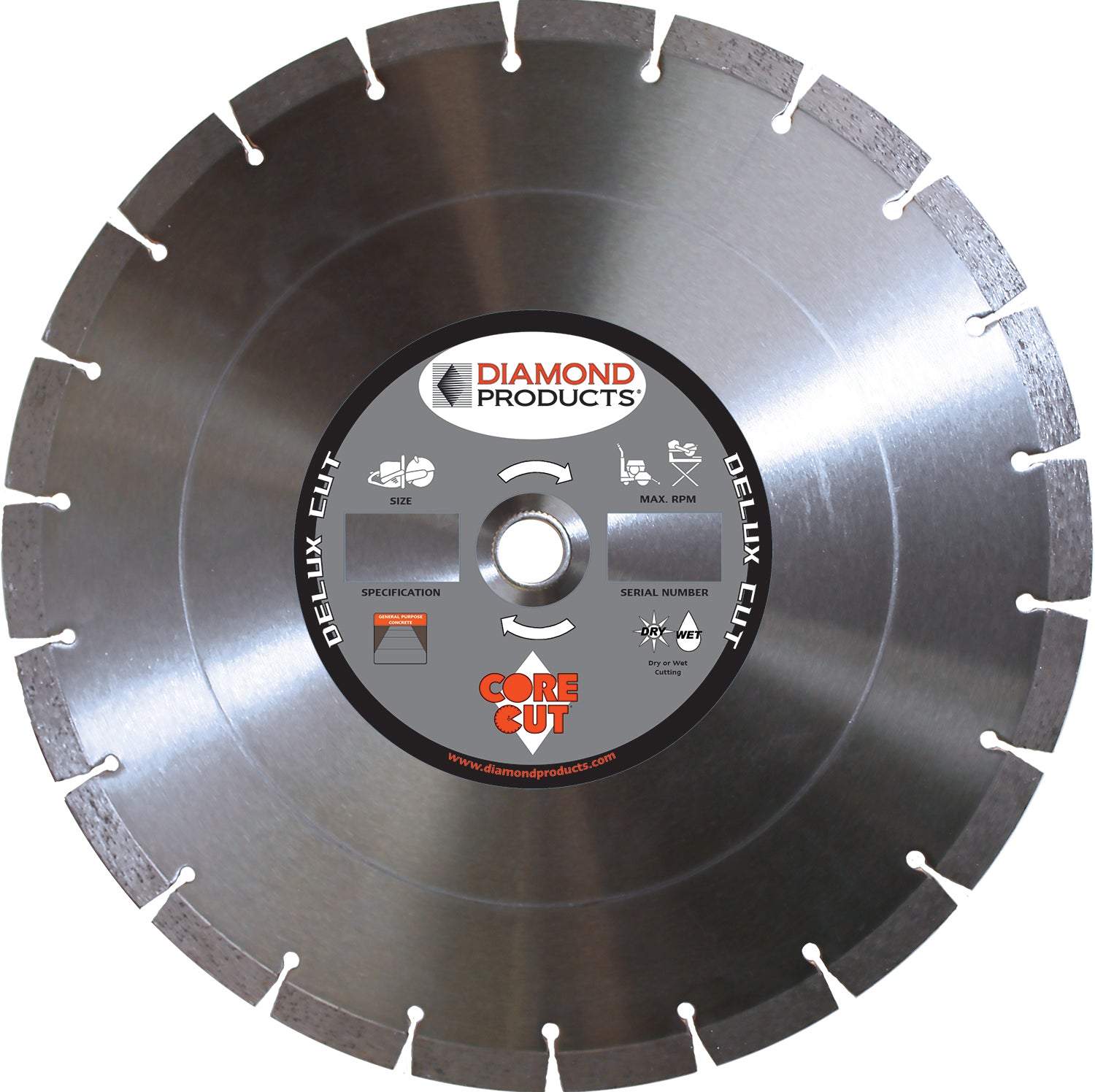 14" x .125 x 1" Delux-Cut High Speed Blade