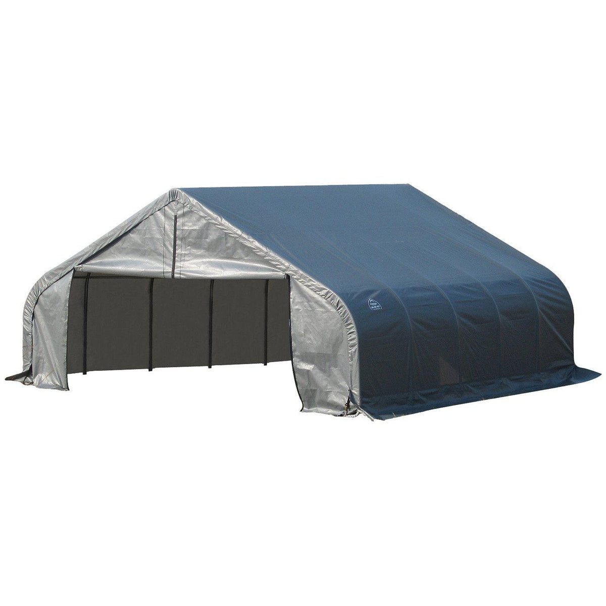 ShelterLogic 80024 Grey 18'x28'x12' Peak Style Shelter