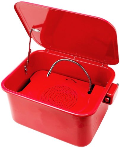 3.5 Gallon Heavy Duty Parts Washer with Built In Solvent Filter Pump