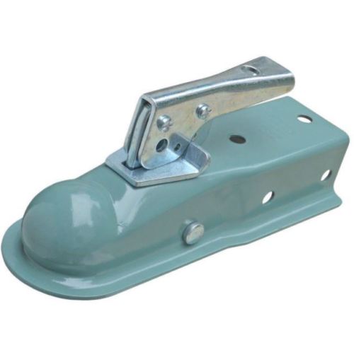 Trailer Tow Hitch Ball Coupler 1-7/8" Hitch Ball 2" Tongue w/ Spring Release 2000 lbs HD