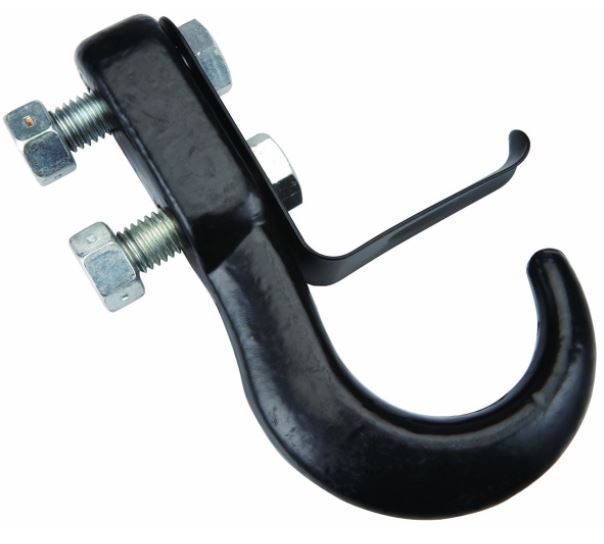Tow Hook 2 Hole Complete Kit Front Dropped Forged Tow Hook with Bolts -  California Tools And Equipment