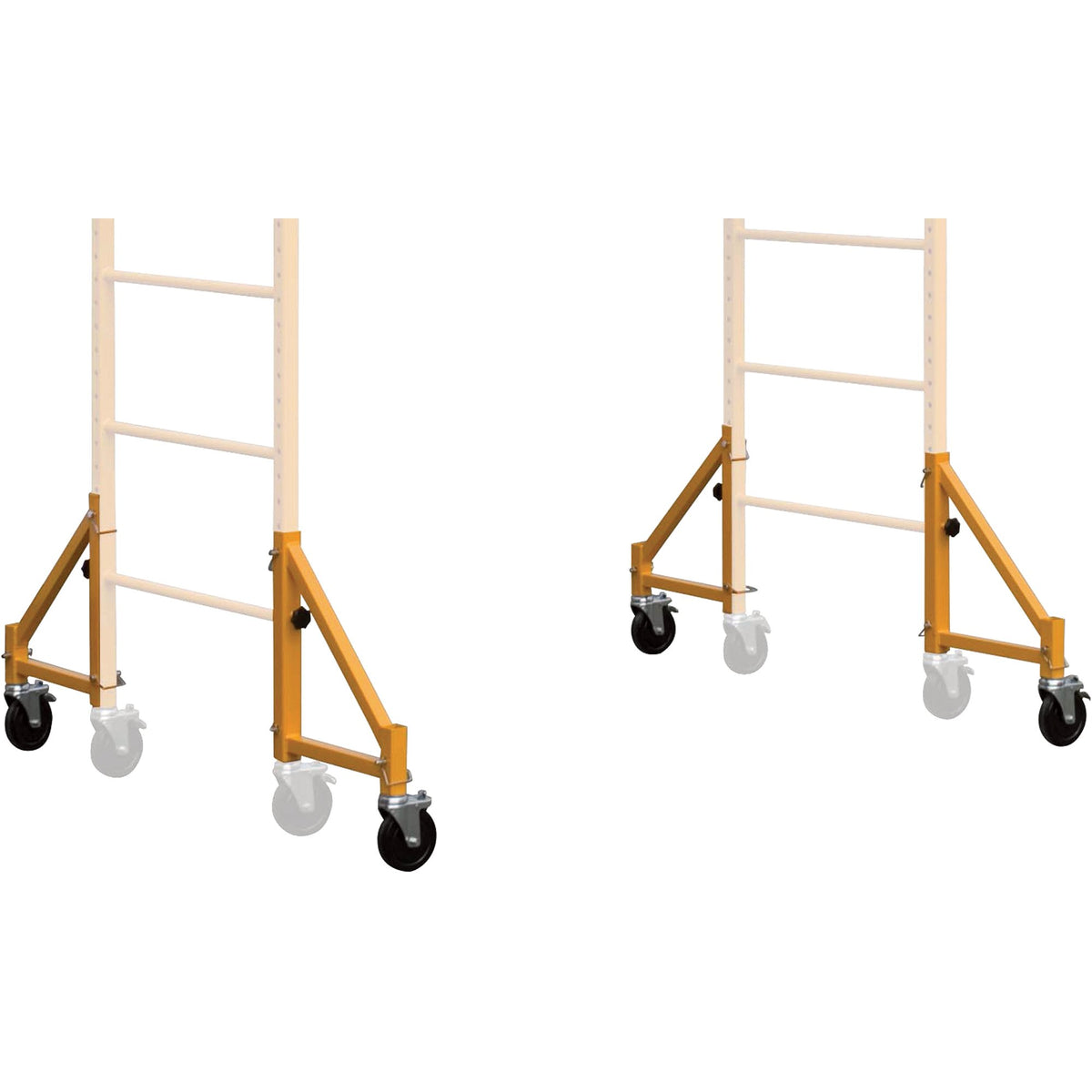 6 Foot Multi Purpose Rolling Scaffolding with Hatch, 1000-LB Capacity