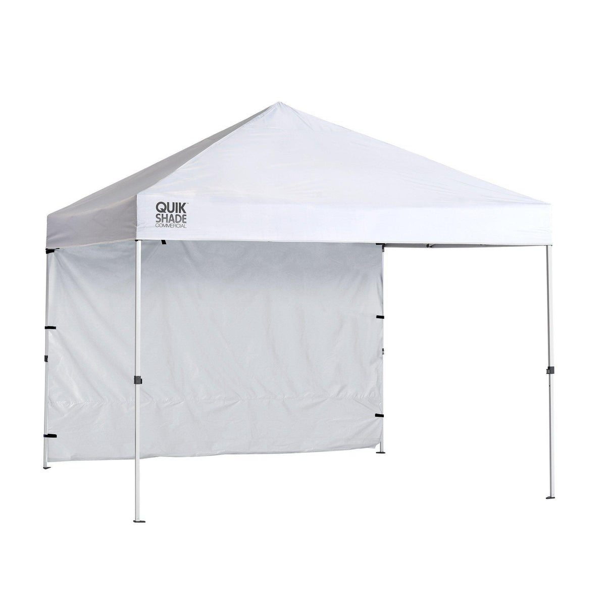 Quik Shade Commercial 10 x 10 ft. Straight Leg Canopy, White