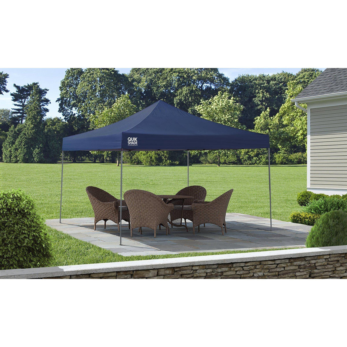 Quik Shade Expedition 12 x 12 ft. Straight Leg Canopy, Twilight Blue