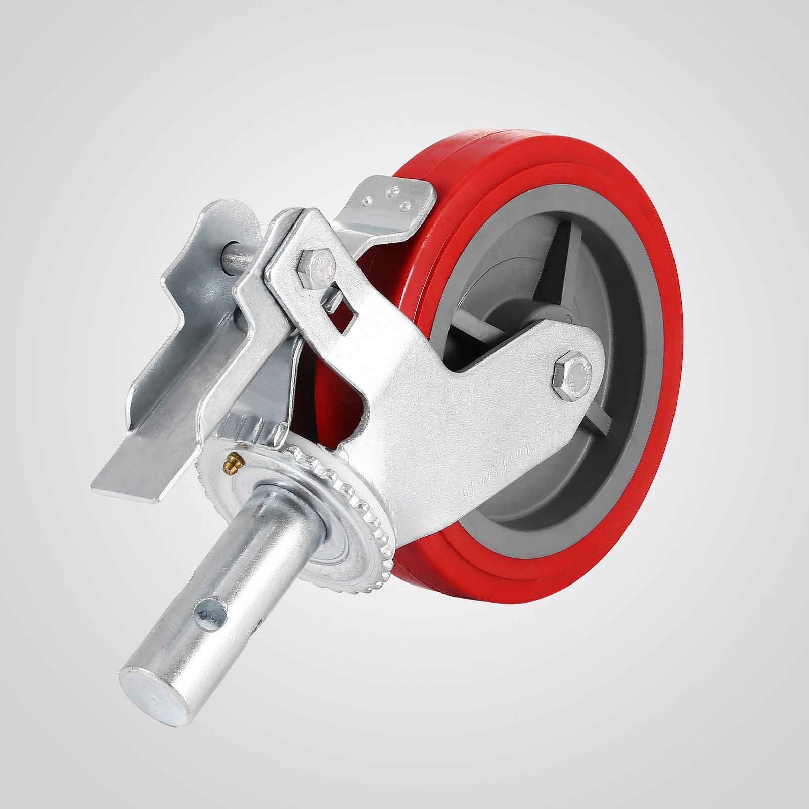 WBD WEIBIDA 8 In Heavy Duty Plate Casters Set Of 4, 3200 Lbs Industrial