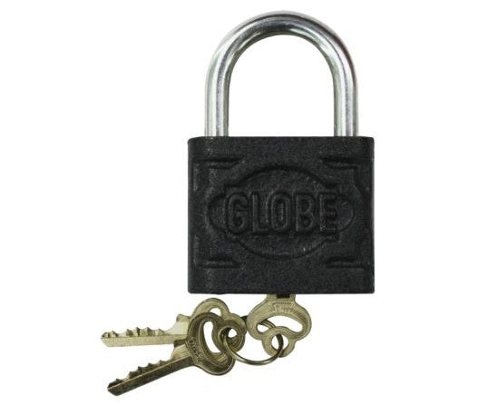 40mm solid iron Globe Padlock 3 Keys