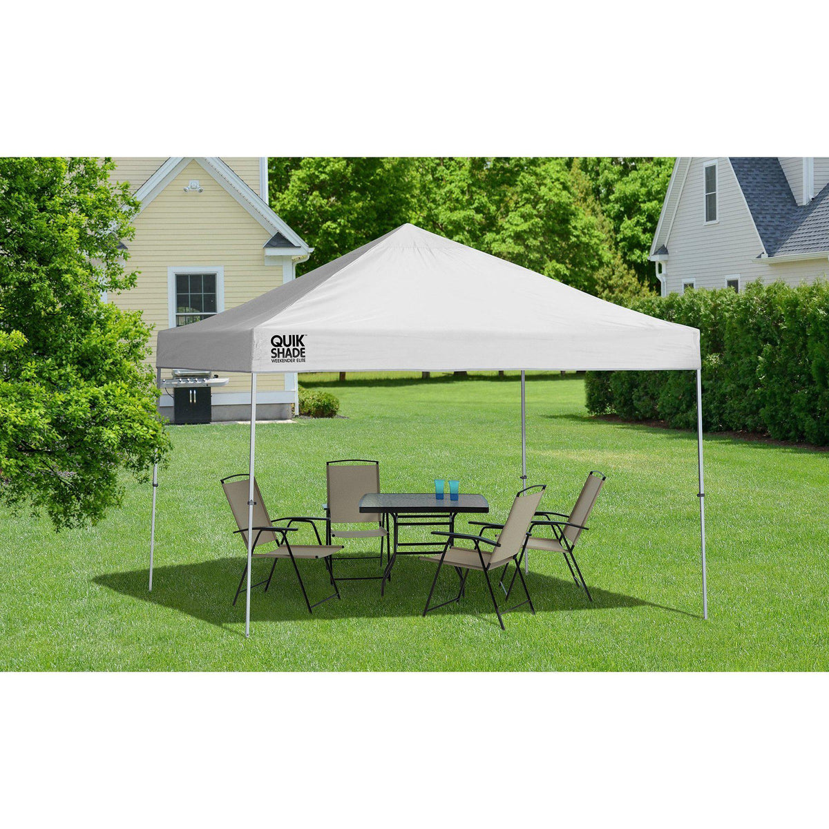 Quik Shade Weekender Elite 10 x 10 ft. Straight Leg Canopy, White