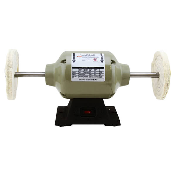 8 Inch Benchtop Buffer Polisher Grinder Heavy Duty 3 Amps 3 450rpm