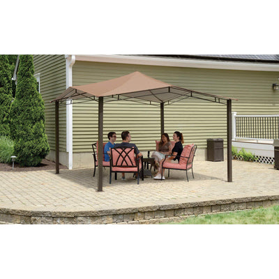 ShelterLogic Canopy Series Sequoia 12 x 12-Foot Easy Assembly Seasonal Shade UV Protection Outdoor Gazebo, 12 x 12 x 9'