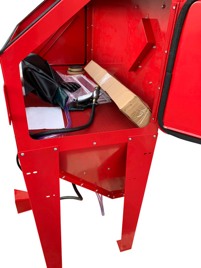 Industrial Sandblaster Cabinet #420 With free Blast Cabinet Reclaimer Kit 24" x 48"
