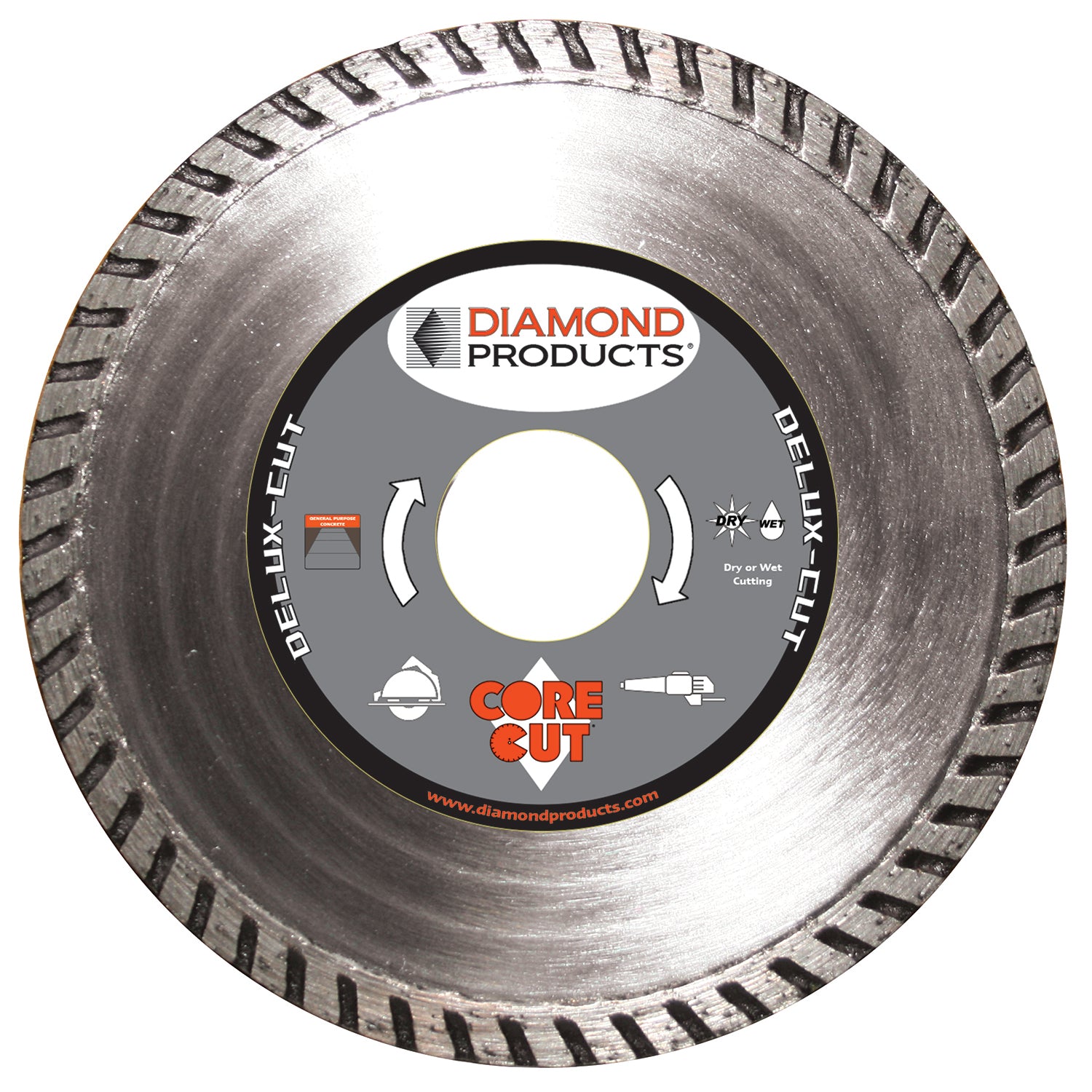 6" x .080" x 7/8" Delux-Cut Turbo Blade