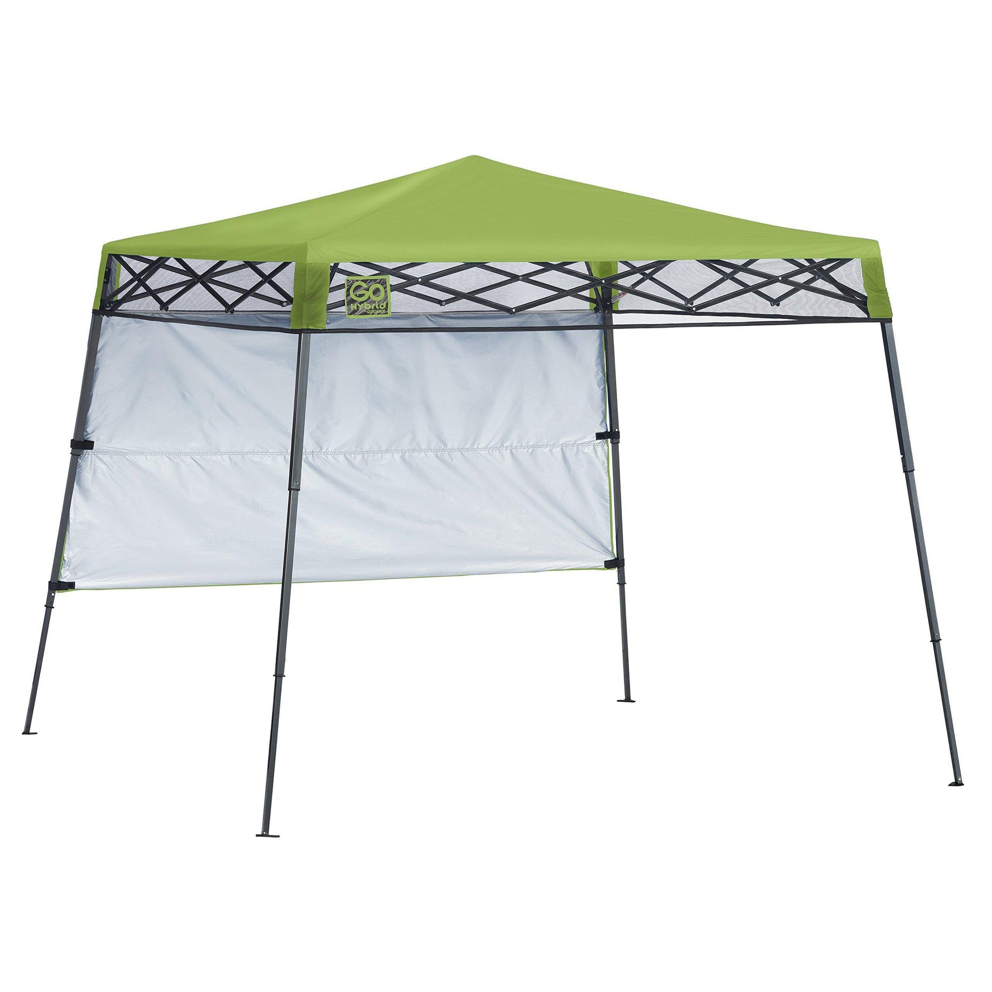 Quik Shade 7' x 7' Go Hybrid Pop-Up Compact and Lightweight Slant Leg Backpack Canopy