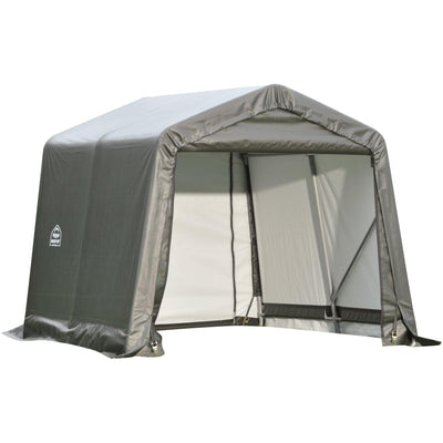 ShelterLogic 71823 Grey 8'x16'x8' Peak Style Shelter