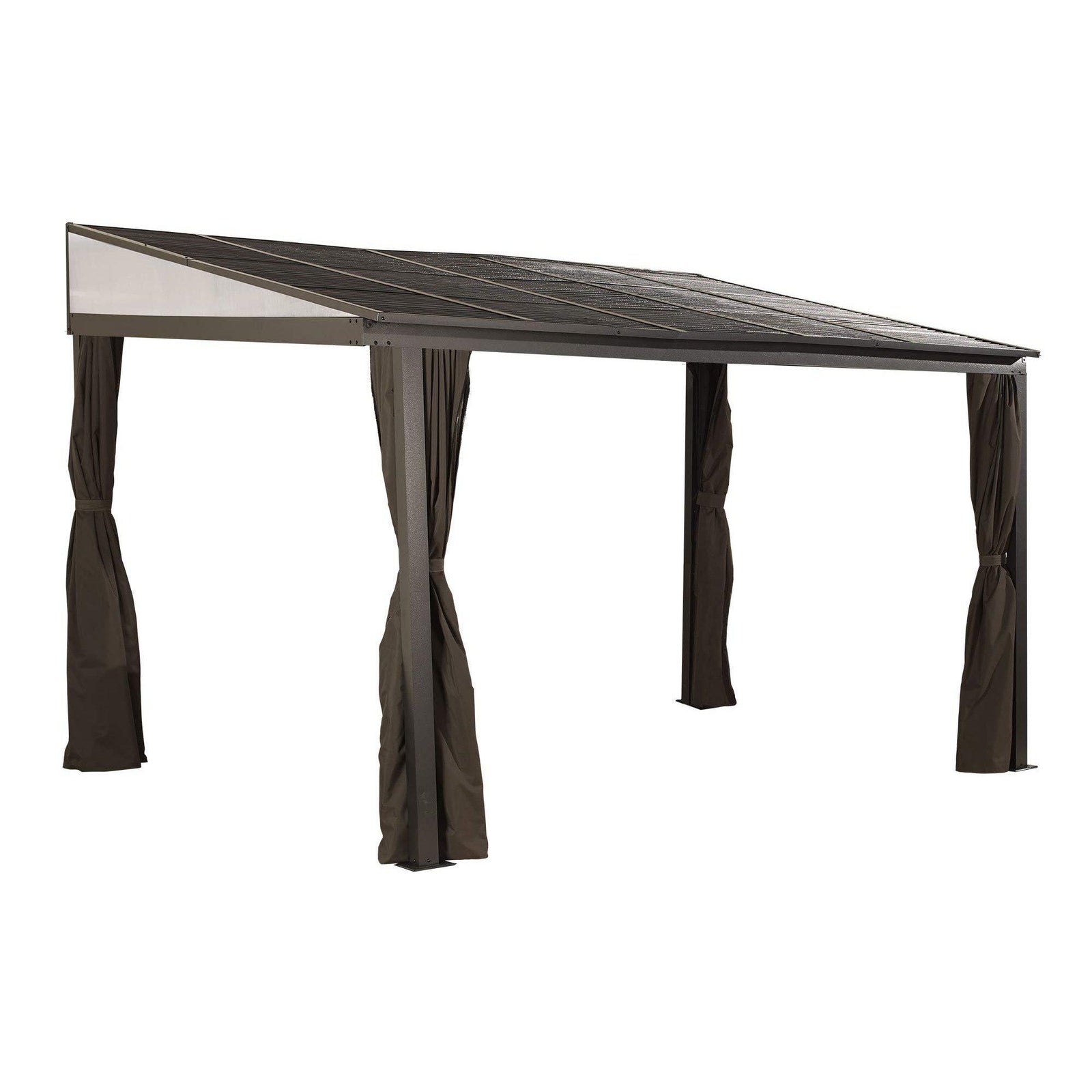 ShelterLogic Portland Wall Mounted Gazebo 10x14, Mosquito Netting Curtains