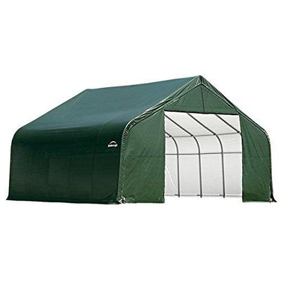 ShelterLogic 72874 Green 10'x16'x10' Peak Style Shelter