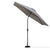 Quik Shade Pets Ultra Brite Outdoor Premium 432 LED Lighted Patio Umbrella with Dimmer, 9 feet (Tan with Cool LED)