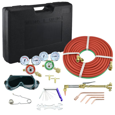 Gas Welding and Cutting Kit Victor Type Acetylene Oxygen Torch Set Regulator