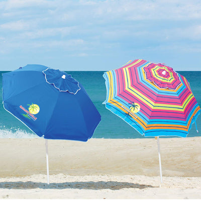 Margaritaville WUB76MV-179-1 6.5 ft UPF 50 Plus Sun Protection Tilt Umbrella- Anchor