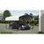 Arrow CPH102007 Steel Carport ft. Galvanized, 10 x 20 x 7', Black/Eggshell