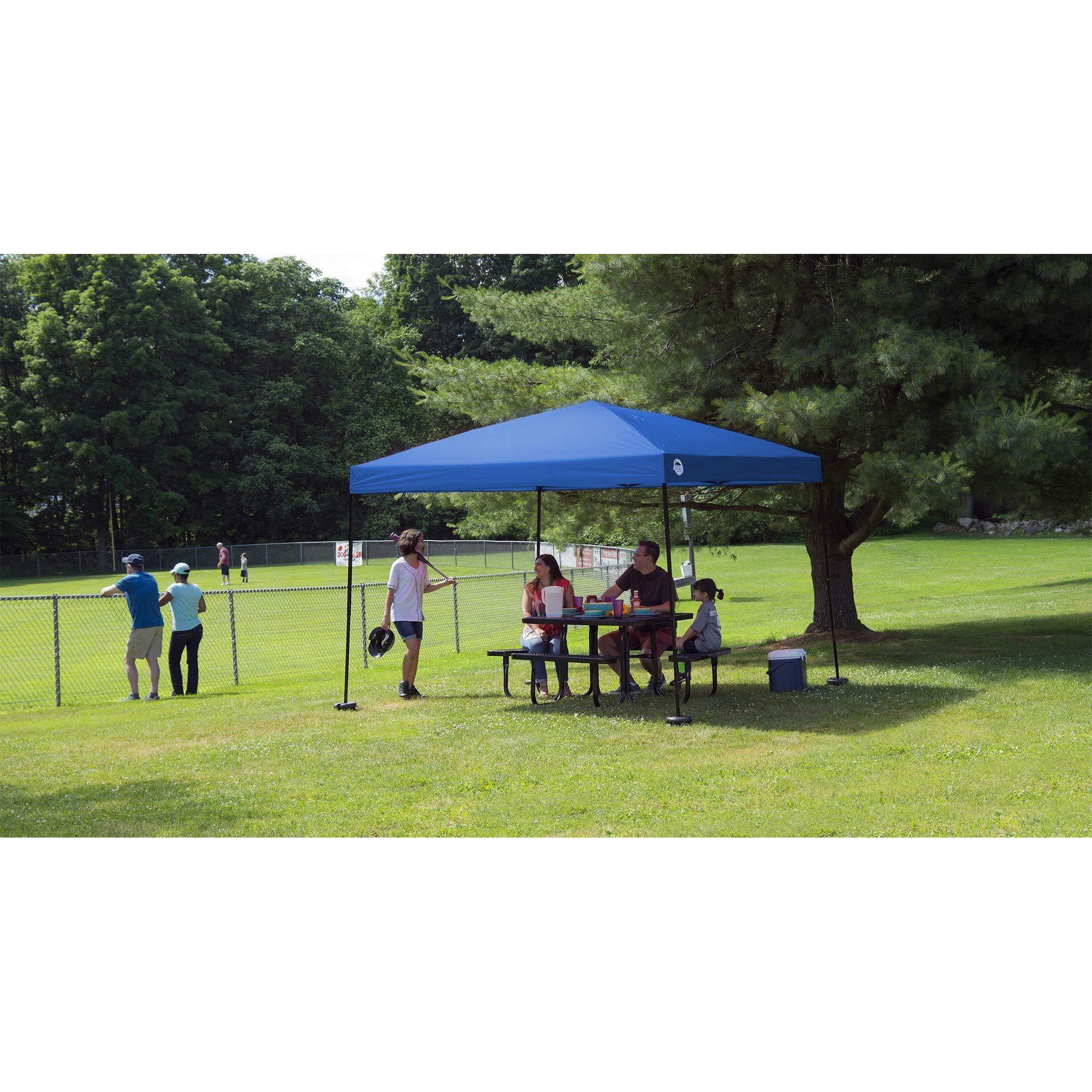 Shade tech instant outlet canopy