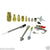 Air Accessory with Blow Gun Tool Set Kit 18 pc Brass  ANSI