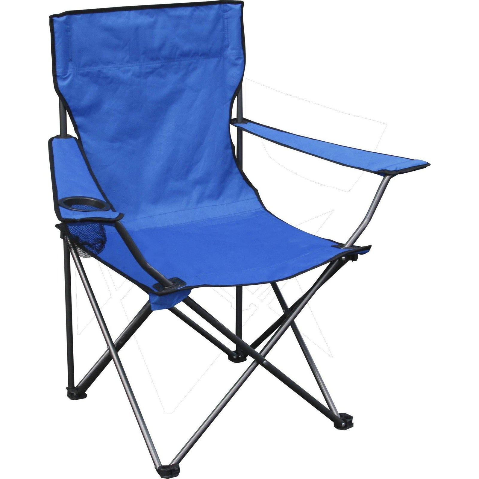 Quik Chair Portable Folding Chair with Arm Rest Cup Holder and Carrying and Storage Bag
