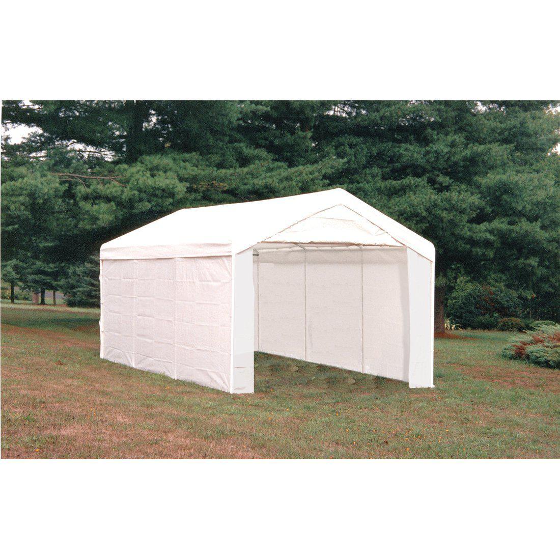 ShelterLogic MaxAP 3-in-1 Canopy with Enclosure and Extension Kits, White, 10 x 20 ft.