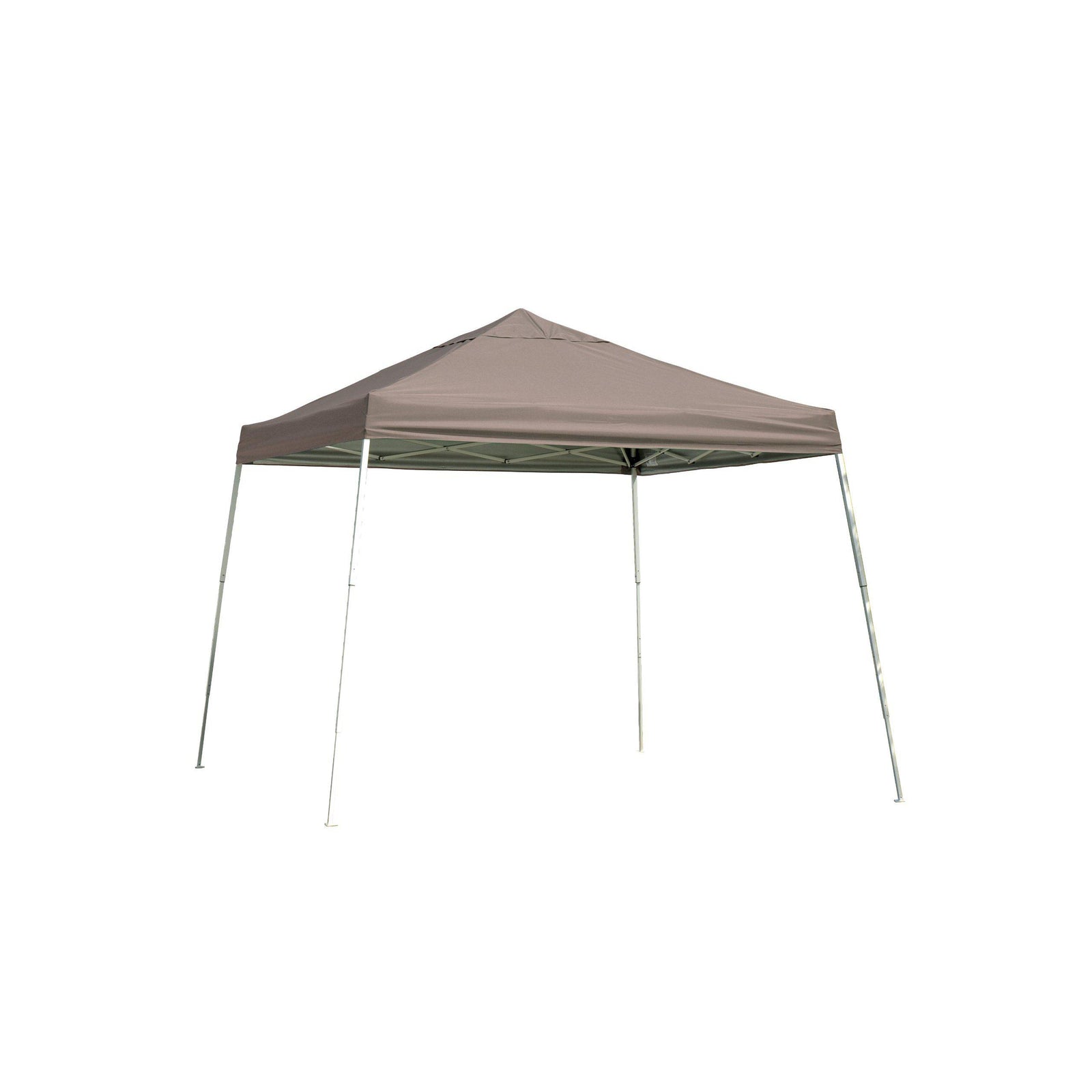 ShelterLogic Slant Leg Pop-Up Canopy with Carry Bag, Desert Bronze, 8 x 8 ft.