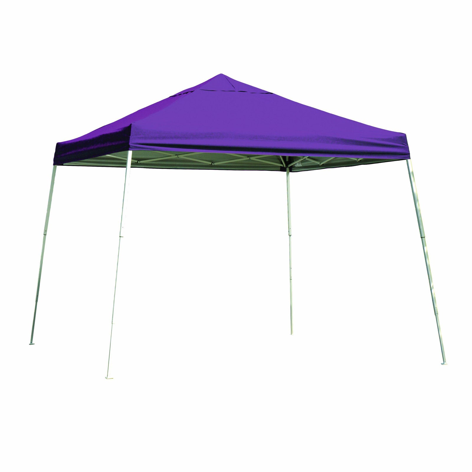 ShelterLogic Slant Leg Pop-Up Canopy with Carry Bag, Purple, 8 x 8 ft.