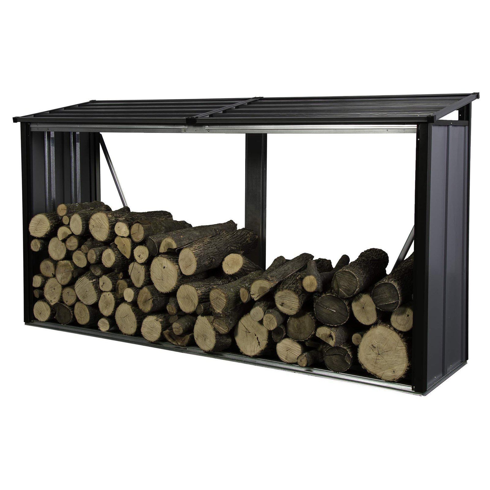 Arrow 90176 Rack 8 x 2 ft. Anthracite Firewood & Hearth Products