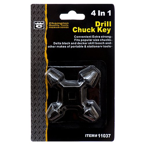 4 Way Drill Press Chuck Key Size 3/8" & 1/2" Chucks Universal Combination Hand