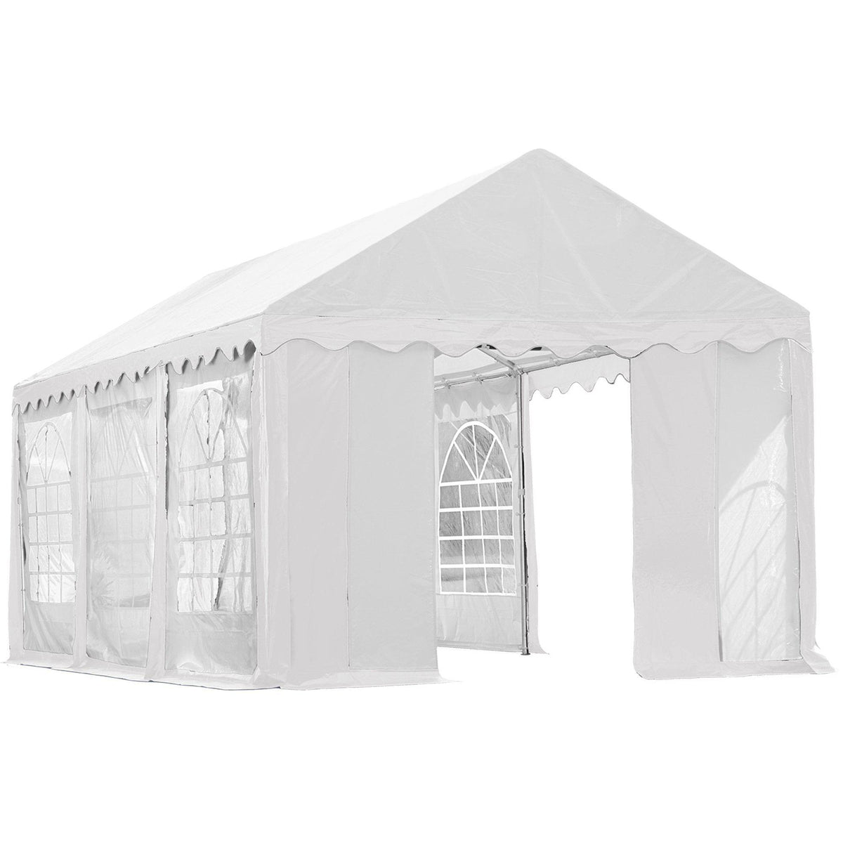 ShelterLogic Party Tent with Enclosure Kit, White, 10 x 20 ft.