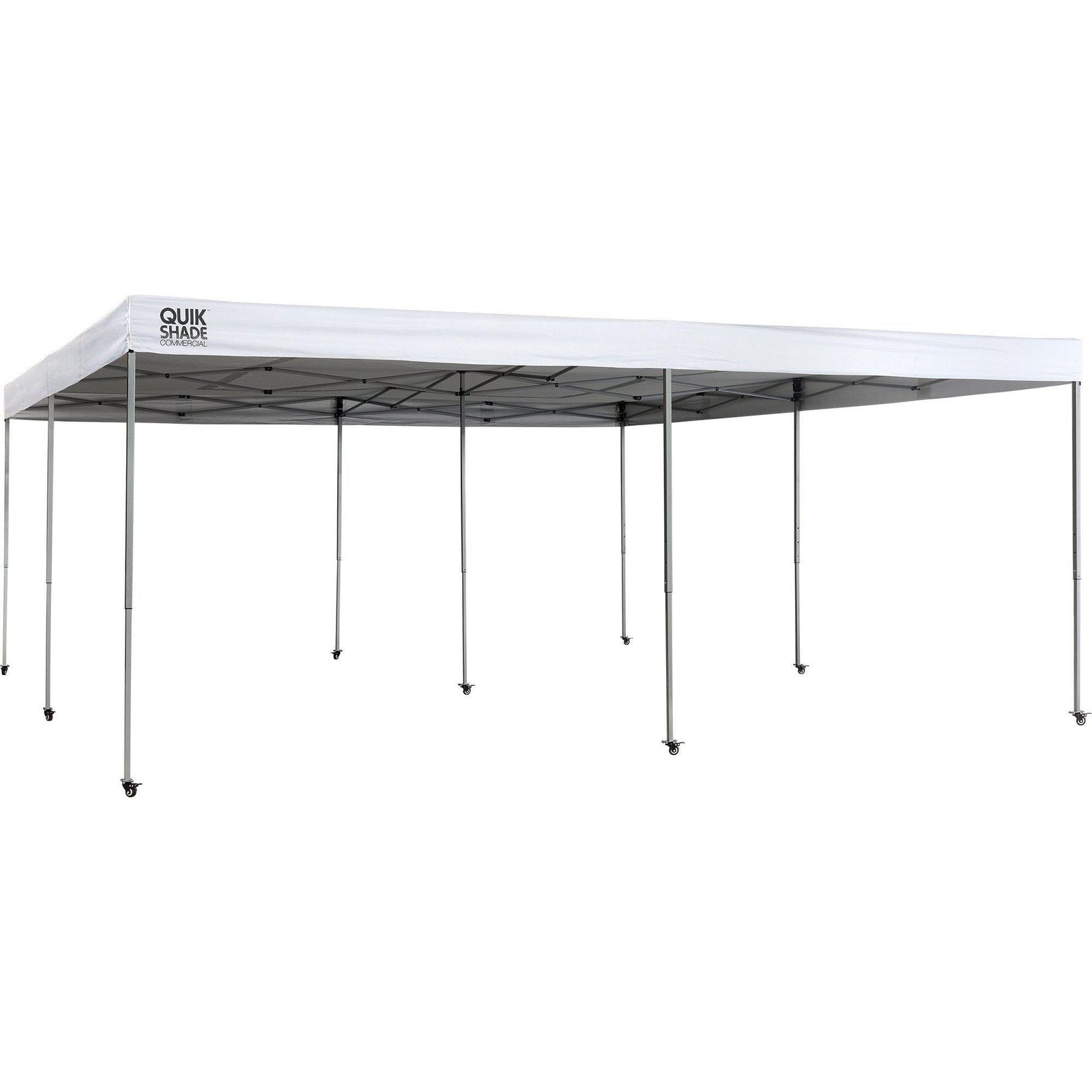 Quik Shade Commercial 17 x 17 ft. Straight Leg Canopy, White