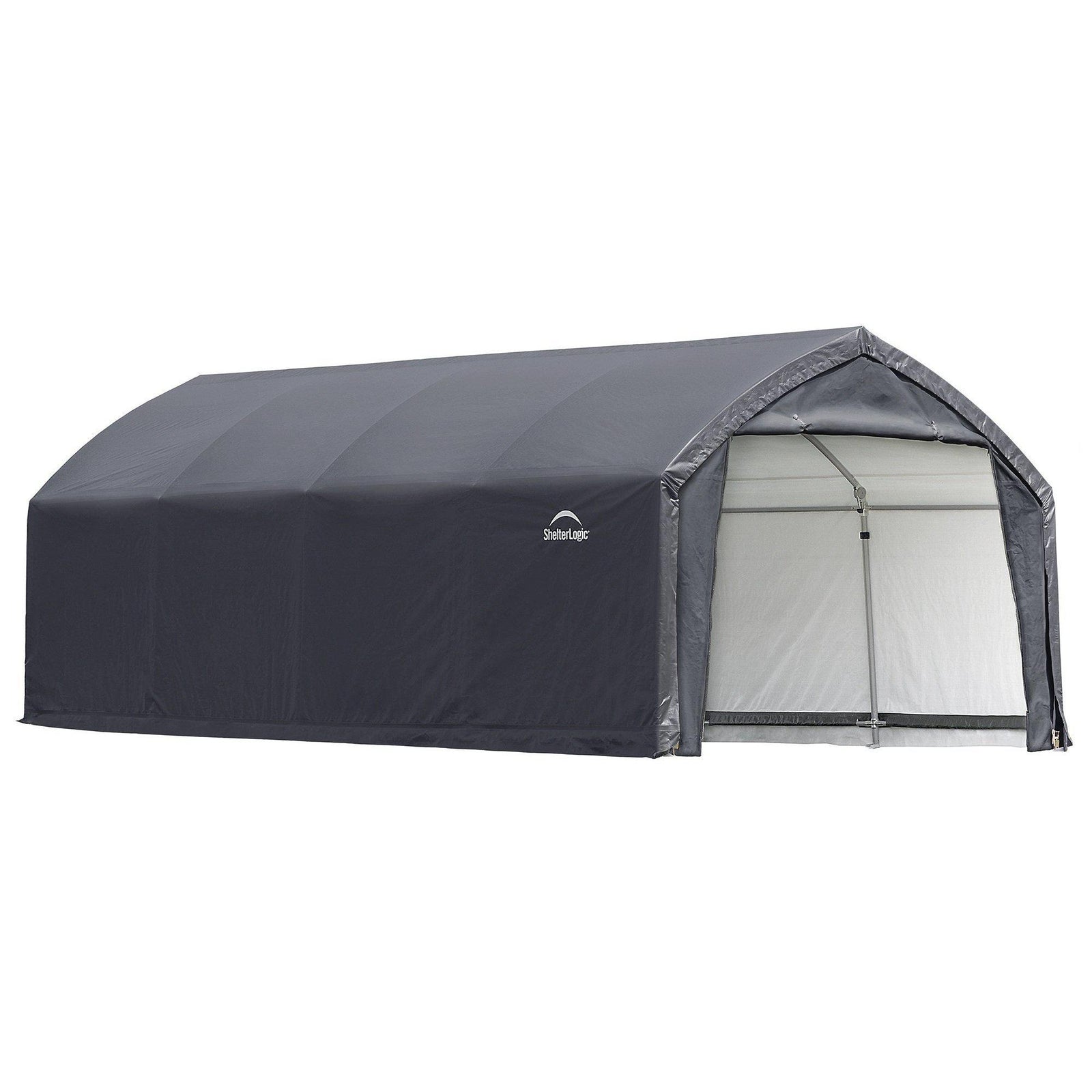 ShelterLogic 84570 Shelter ft Garages, 12 x 20 x 9', Gray