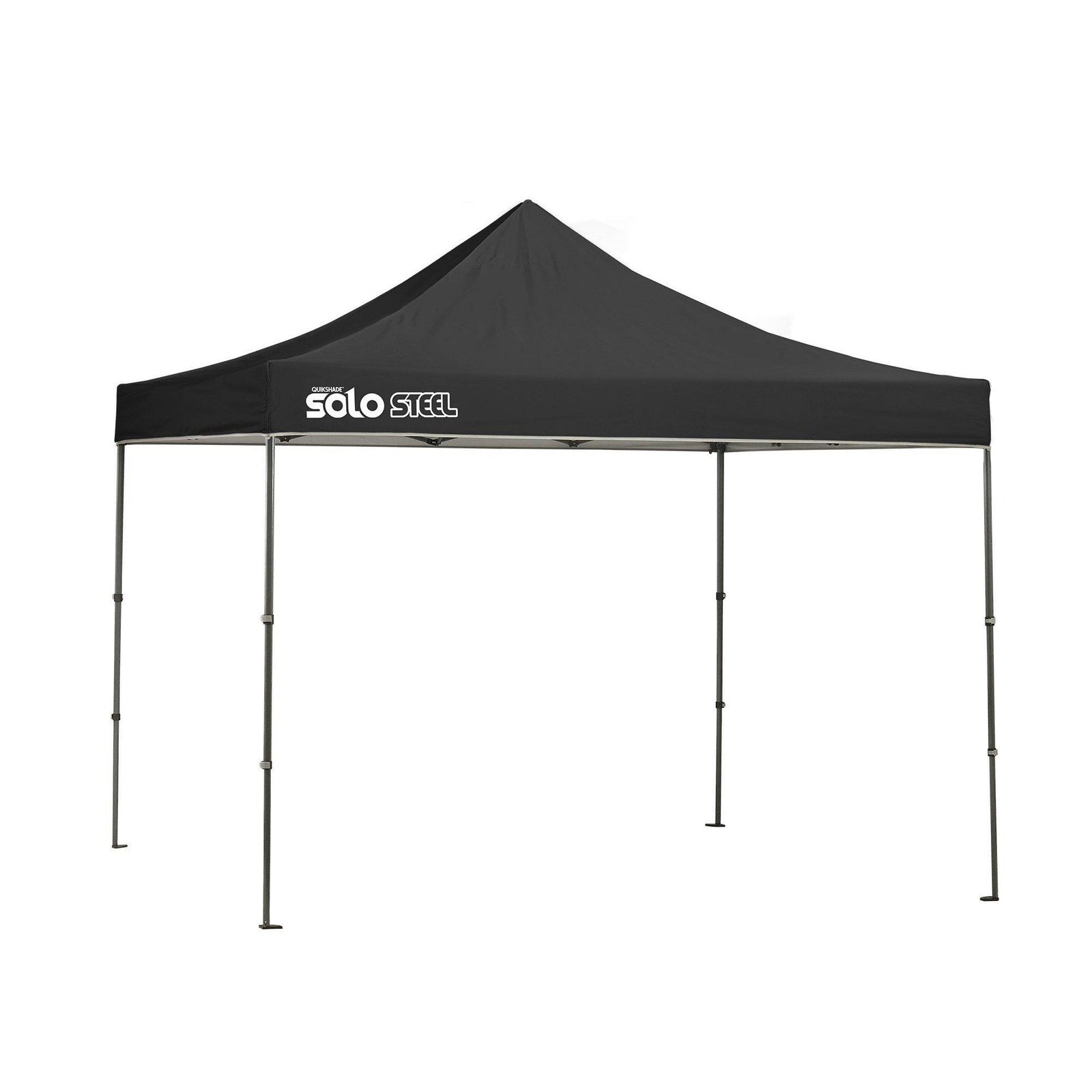 Quik Shade Solo Steel 10 x 10 ft. Straight Leg Canopy, Black
