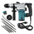 1" Electric Rotary Hammer Drill, 4.7 Amp | Includes 2 Chisels, 3 Drill Bits | 900 RPM, 3150 BPM