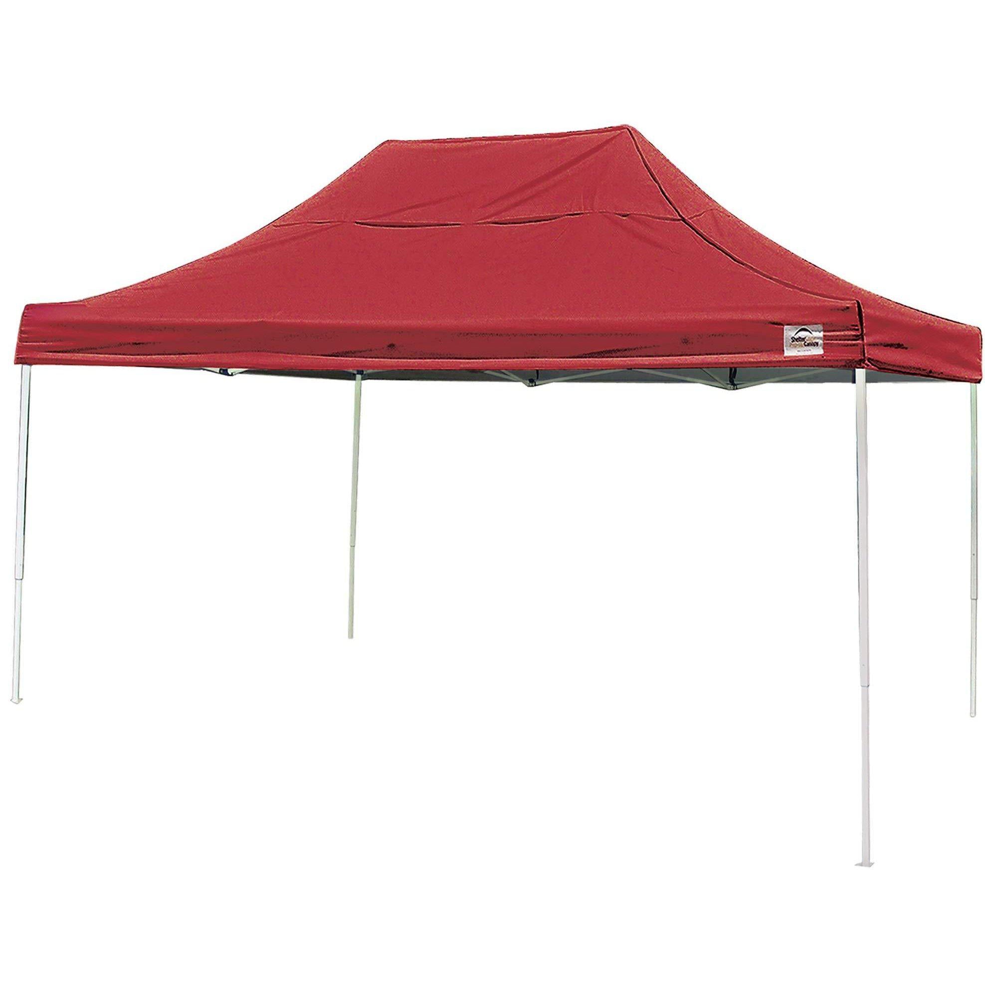 ShelterLogic Straight Leg Pop-Up Canopy with Roller Bag, 10 x 15 ft.