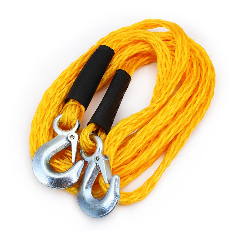 5/8x14' Poly Braid Tow Rope w Hooks Automotive Rescue - California Tools  And Equipment