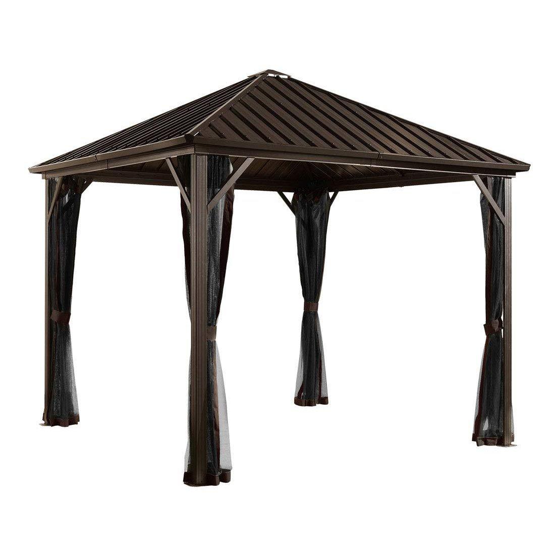 Dakota # 53- Shelter 8'x8 'Steel roof, Nylon Screen