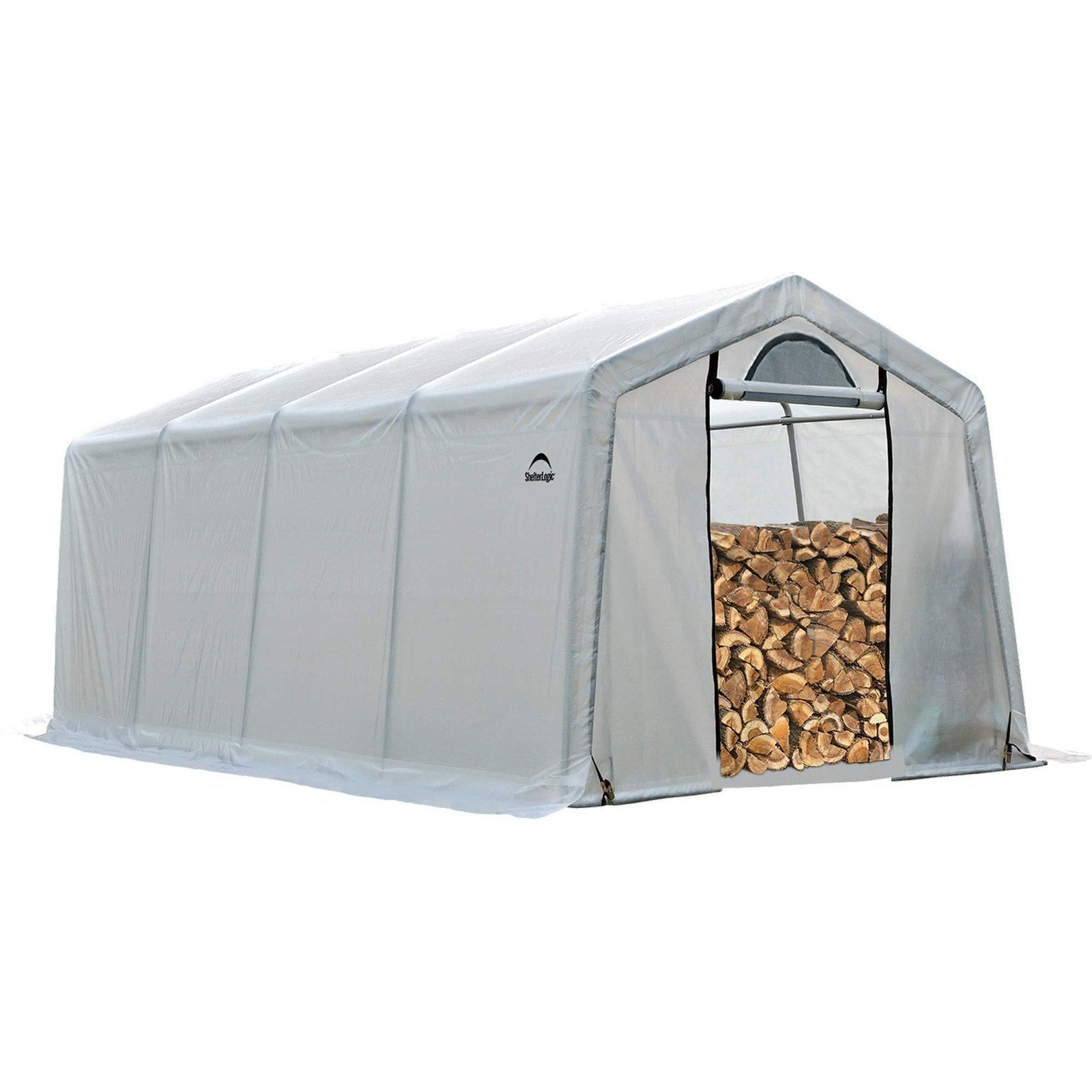 ShelterLogic Firewood Seasoning Shed, 10 x 20 x 8 ft.