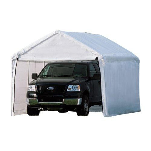 ShelterLogic MaxAP 2-in-1 Canopy with Enclosure Kit, White, 10 x 20 ft.