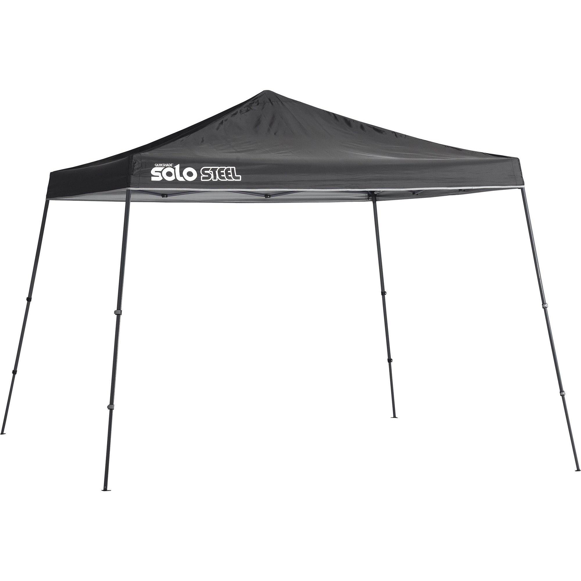 Quik Shade Solo Steel 11 x 11 ft. Slant Leg Canopy, Black