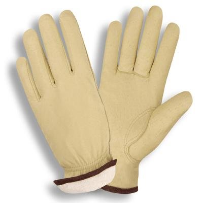 Leather Grain Pigskin White Fleece Lined X-Large (12 pack)