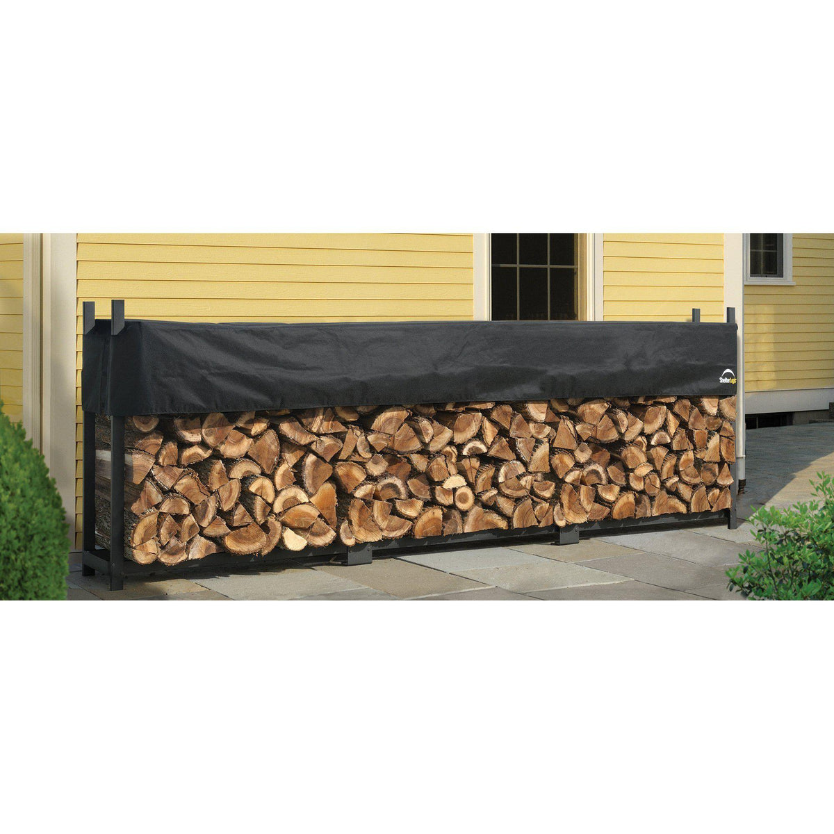 ShelterLogic Ultra Duty Firewood Rack with Cover, 8 ft.