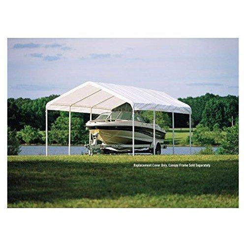 ShelterLogic 1226 White Canopy Replacement Cover, Fits 2" Frame