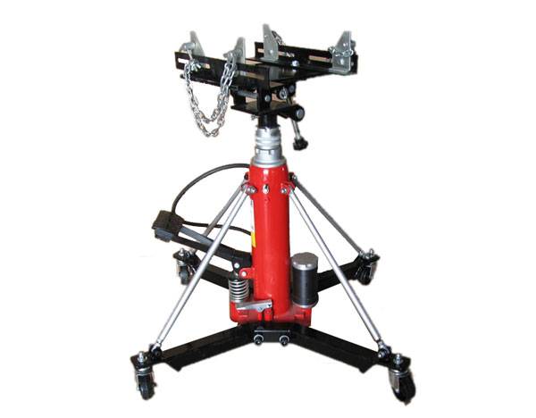 1 ton Heavy Duty Transmission Jack Air/Manual Hydraulic Telescopic Transmission jack