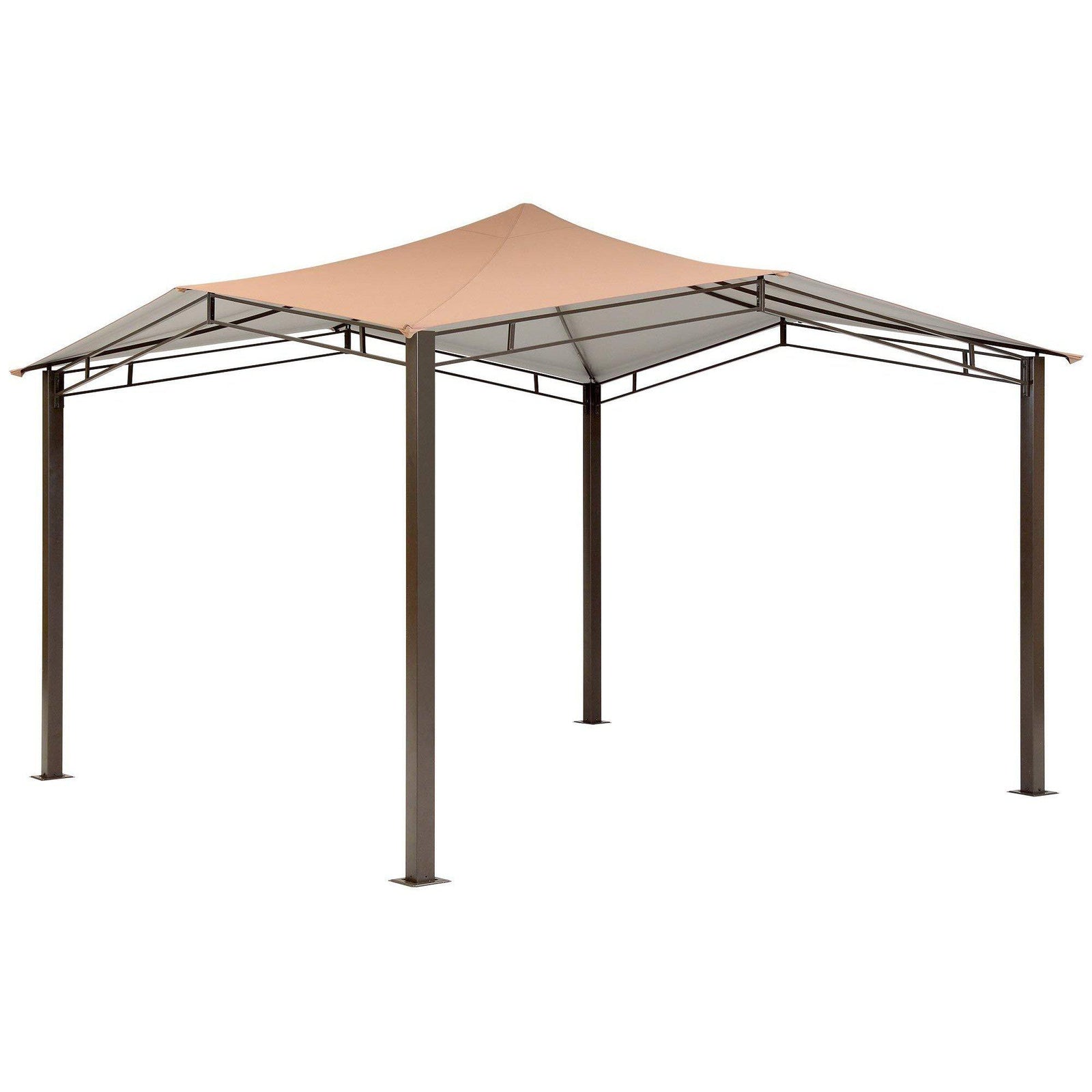 ShelterLogic Canopy Series Sequoia 12 x 12-Foot Easy Assembly Seasonal Shade UV Protection Outdoor Gazebo, 12 x 12 x 9'