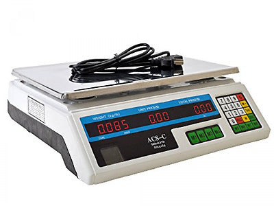 60 Lb Price Computing Scale AC/DC, Not Applicable
